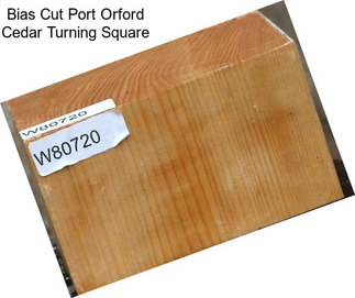 Bias Cut Port Orford Cedar Turning Square