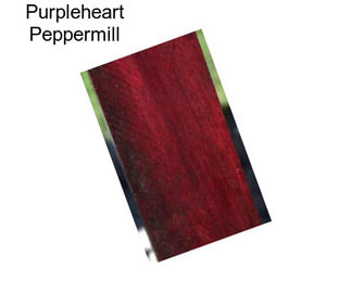 Purpleheart Peppermill