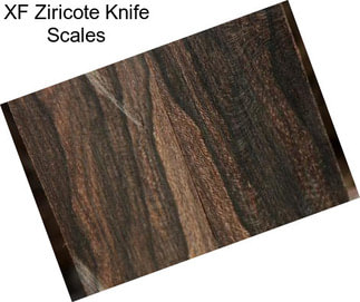 XF Ziricote Knife Scales