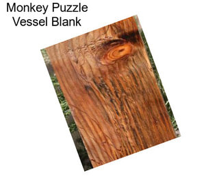 Monkey Puzzle Vessel Blank