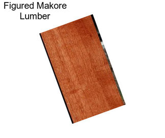 Figured Makore Lumber