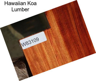 Hawaiian Koa Lumber