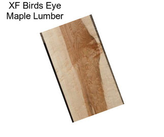 XF Birds Eye Maple Lumber