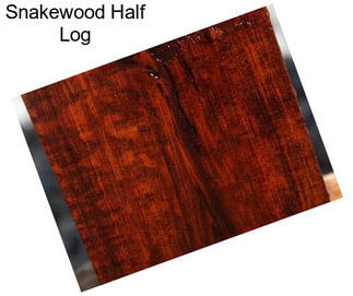 Snakewood Half Log