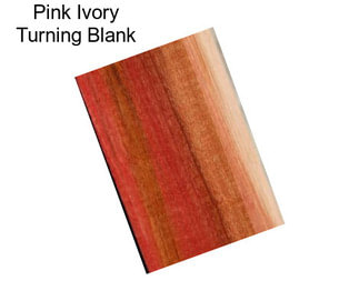 Pink Ivory Turning Blank