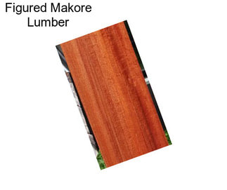 Figured Makore Lumber