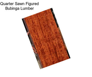 Quarter Sawn Figured Bubinga Lumber