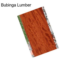 Bubinga Lumber