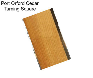 Port Orford Cedar Turning Square