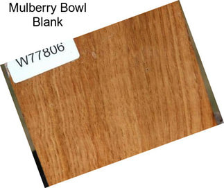 Mulberry Bowl Blank