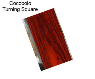 Cocobolo Turning Square