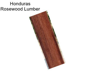 Honduras Rosewood Lumber