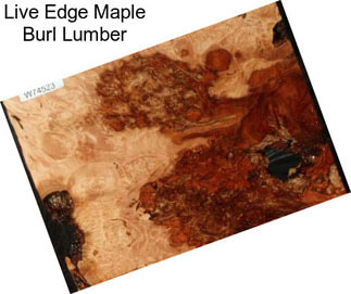 Live Edge Maple Burl Lumber