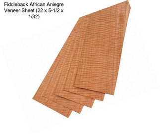 Fiddleback African Aniegre Veneer Sheet (22 x 5-1/2 x 1/32)