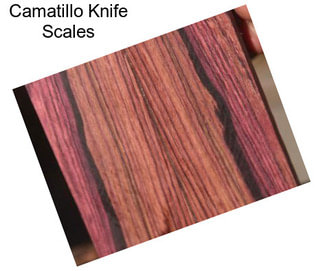 Camatillo Knife Scales