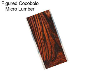 Figured Cocobolo Micro Lumber
