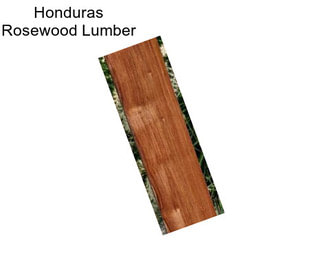 Honduras Rosewood Lumber