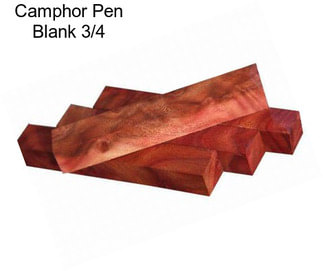 Camphor Pen Blank 3/4\