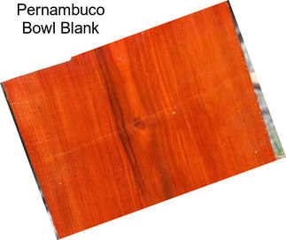 Pernambuco Bowl Blank