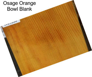 Osage Orange Bowl Blank
