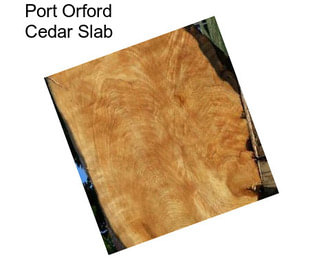 Port Orford Cedar Slab