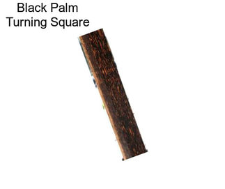 Black Palm Turning Square