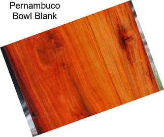 Pernambuco Bowl Blank