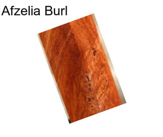 Afzelia Burl