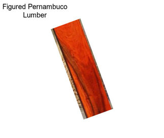 Figured Pernambuco Lumber