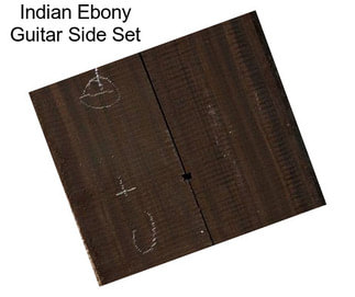 Indian Ebony Guitar Side Set