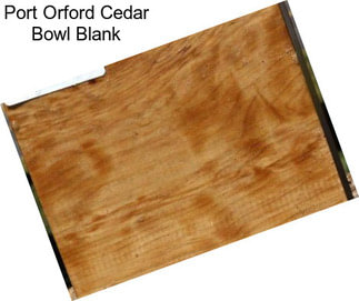 Port Orford Cedar Bowl Blank