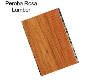 Peroba Rosa Lumber