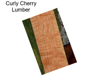 Curly Cherry Lumber