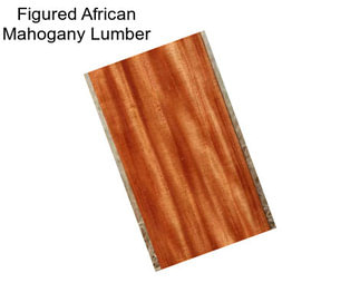 Figured African Mahogany Lumber