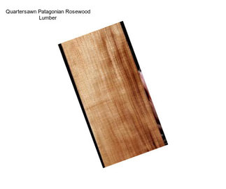 Quartersawn Patagonian Rosewood Lumber