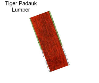 Tiger Padauk Lumber