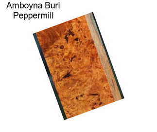 Amboyna Burl Peppermill