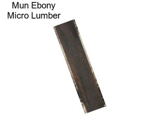 Mun Ebony Micro Lumber