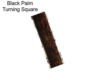 Black Palm Turning Square