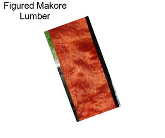 Figured Makore Lumber