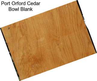 Port Orford Cedar Bowl Blank