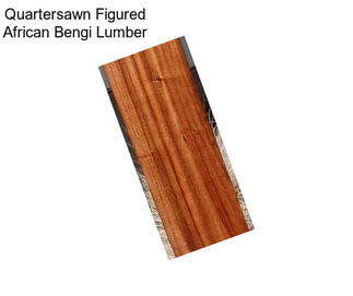 Quartersawn Figured African Bengi Lumber
