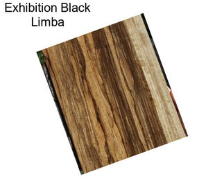 Exhibition Black Limba