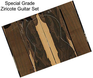 Special Grade Ziricote Guitar Set