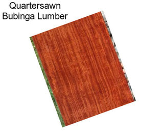 Quartersawn Bubinga Lumber