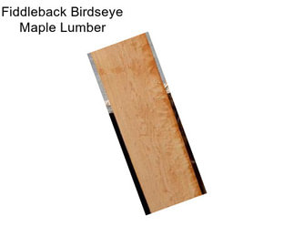 Fiddleback Birdseye Maple Lumber