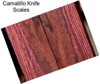 Camatillo Knife Scales