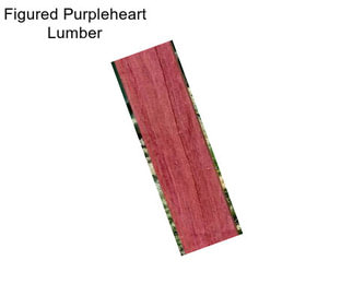 Figured Purpleheart Lumber