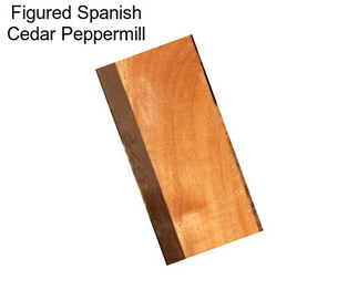 Figured Spanish Cedar Peppermill