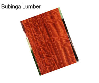 Bubinga Lumber